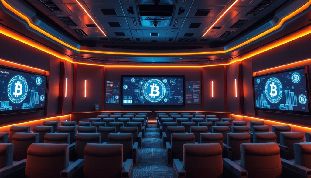 how do i invest in theater room blockchain