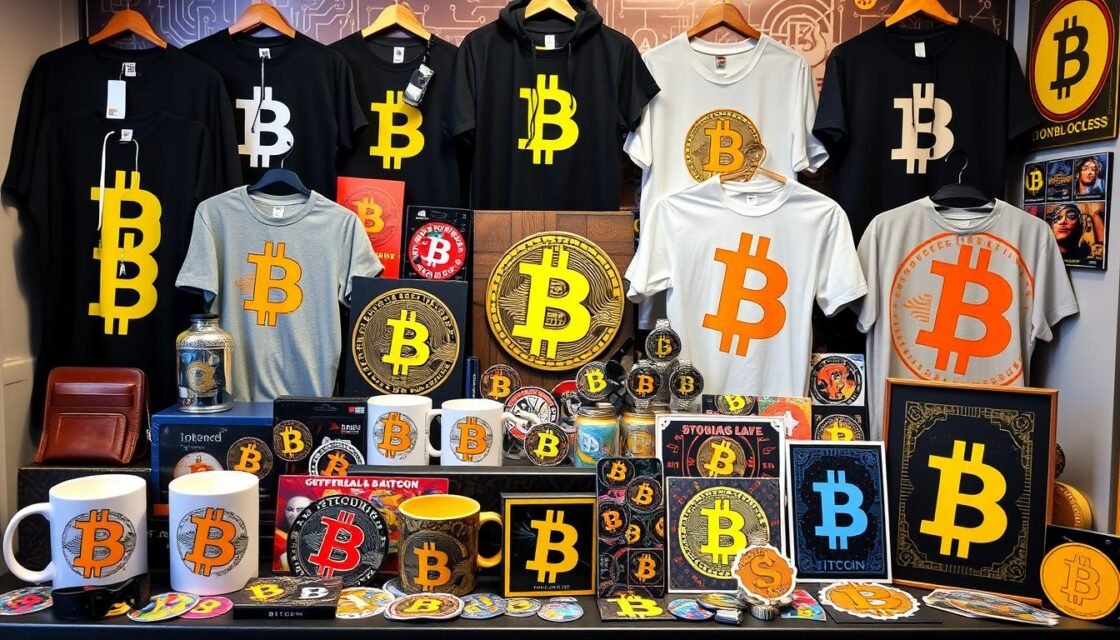 Bitcoin-Themed Merchandise for Awareness