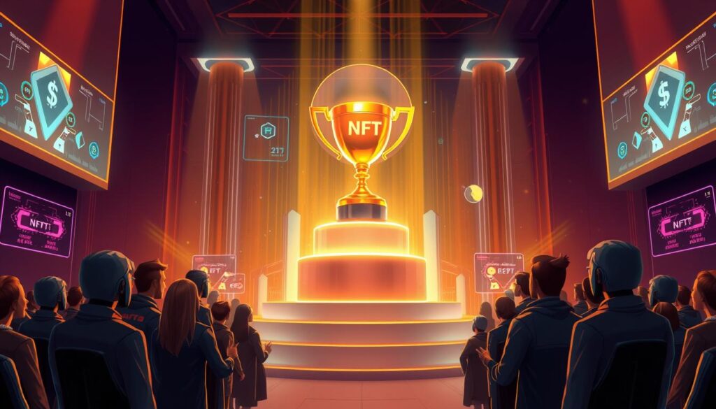 NFT rewards distribution