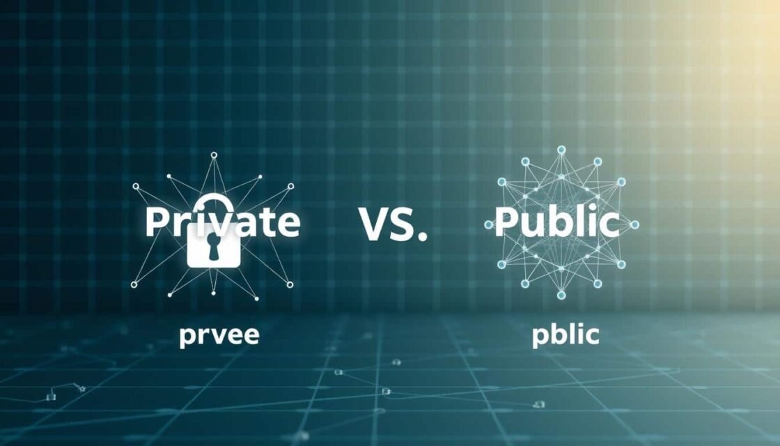 Private vs public blockchains