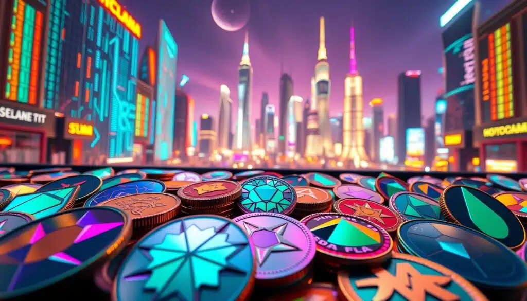 Solana NFT marketplace tokens
