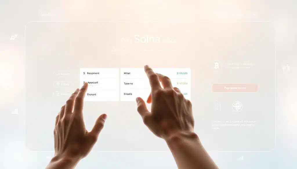 Solana token exchange steps