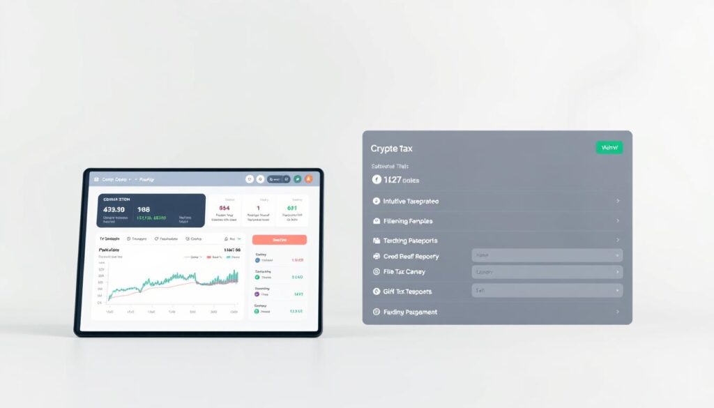 User-friendly crypto tax software interface examples