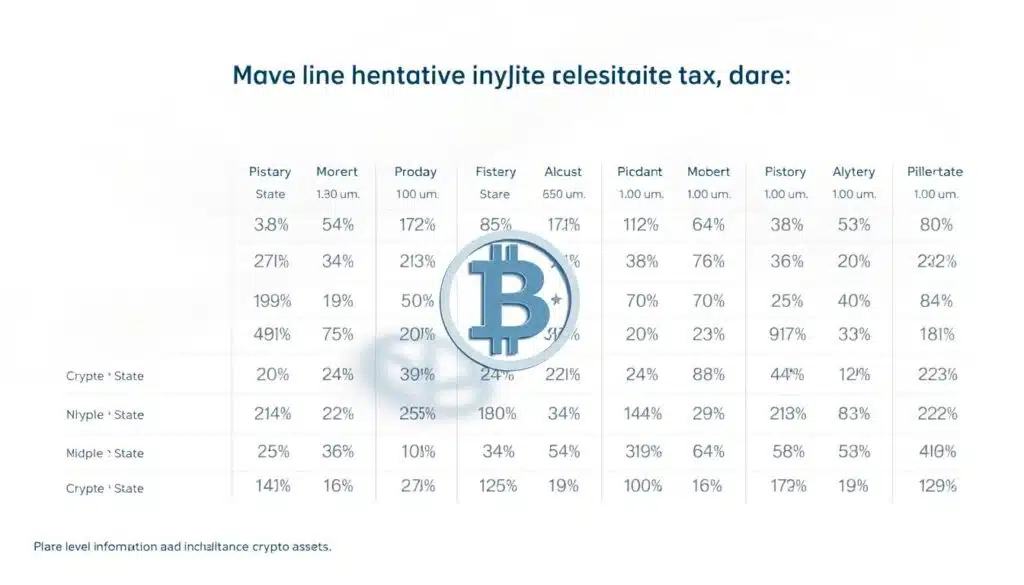crypto inheritance tax implications state comparison