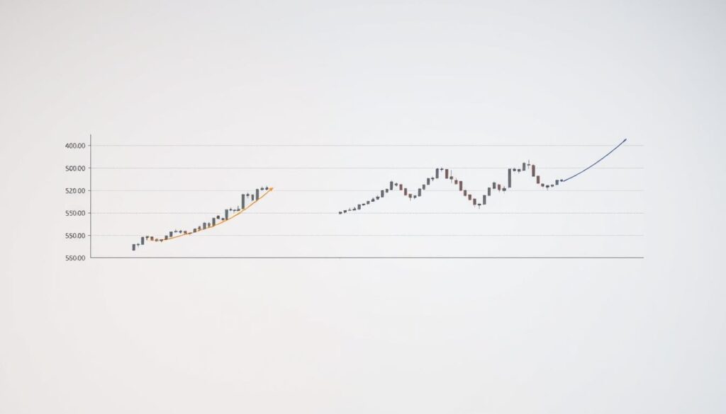A detailed analysis chart of support and resistance levels, rendered in a clean, minimalist style. The chart features a grid of horizontal and vertical lines, representing the support and resistance levels, with data points and trendlines overlaid in a soothing, monochromatic color palette. The background is a soft, textured gradient, creating a sense of depth and dimensionality. The composition is balanced, with the chart centered and occupying the majority of the frame, allowing the viewer to focus on the key technical analysis elements. Lighting is subtle, with gentle shadows and highlights accentuating the chart's details. The overall mood is one of clarity, professionalism, and a deep understanding of financial market dynamics.