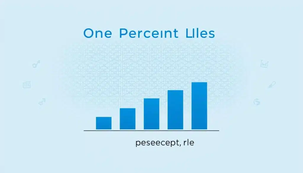 A detailed schematic illustration of the "one percent rule" for position sizing in financial risk management. A clean, minimalist design with a crisp, technical aesthetic. In the foreground, a simple bar chart showing the ideal allocation of a portfolio based on the one percent rule. In the middle ground, a textured background with a grid pattern and subtle financial icons. The lighting is cool and even, with a sense of precision and clarity. The overall mood is one of methodical, data-driven decision-making, conveying the foundational principles of risk management.