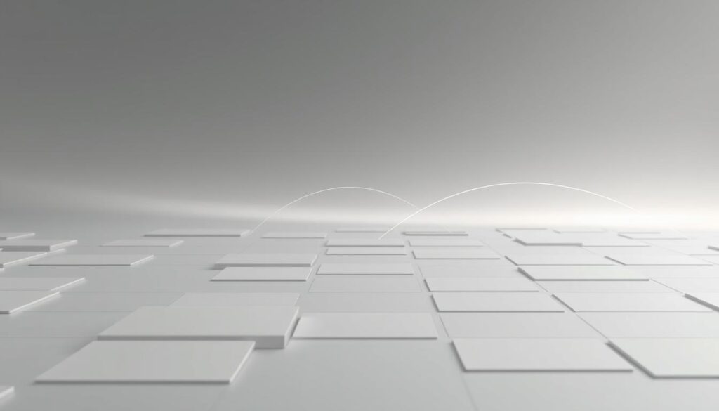 A sleek, minimalist composition depicting a compliant metadata format. In the foreground, a series of clean, rectangular shapes representing structured data fields arranged in a grid layout. The shapes are rendered in a neutral color palette, with subtle variations in tone and shading to suggest depth and hierarchy. In the middle ground, a series of interconnected lines and curves illustrate the relationships and linkages between the data fields, conveying a sense of organization and interconnectivity. The background features a muted, gradient-based environment, with subtle lighting and atmospheric effects that lend a sense of depth and dimensionality to the scene. The overall impression is one of sophistication, clarity, and technical precision, reflecting the core principles of a compliant metadata format.