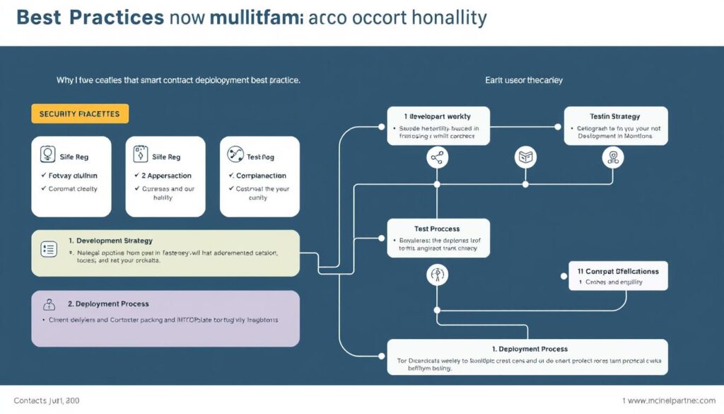 Best practices workflow for multi-chain smart contract deployment