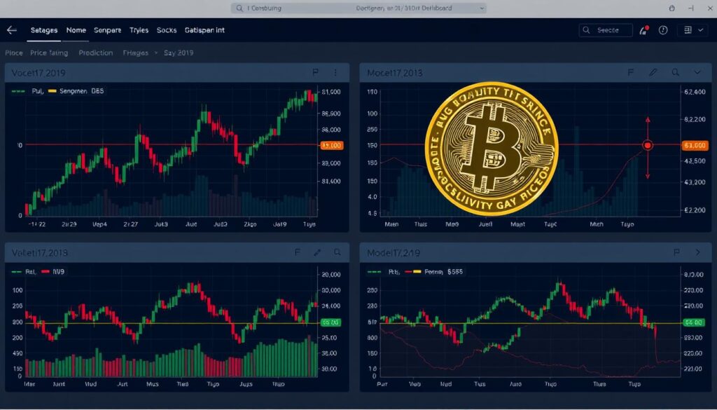 Bitcoin price volatility prediction dashboard using machine learning models