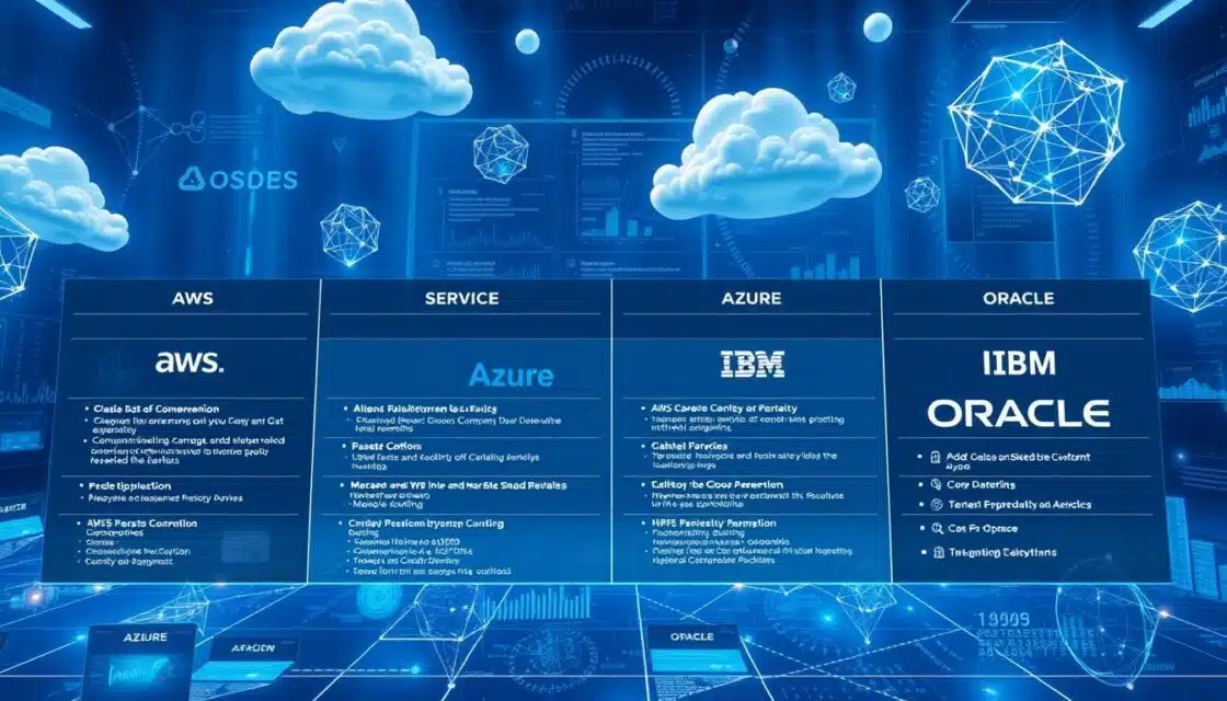 Blockchain as a Service platforms comparison AWS Azure IBM Oracle features