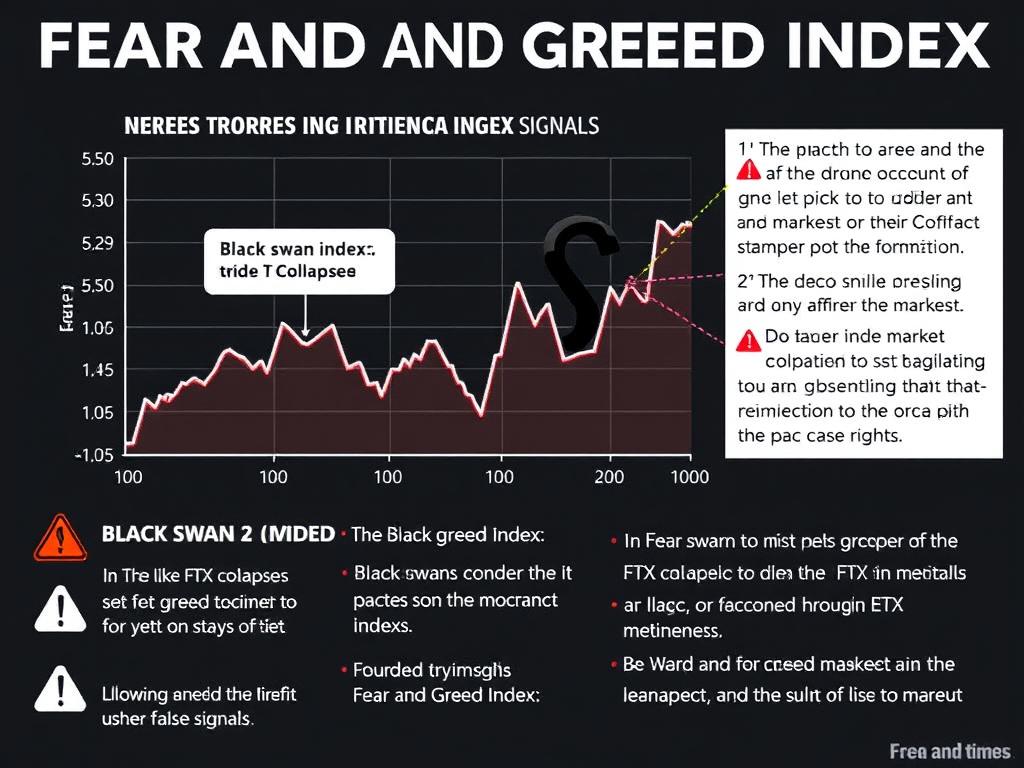 Chart showing limitations of the Cryptocurrency Fear and Greed Index during black swan events