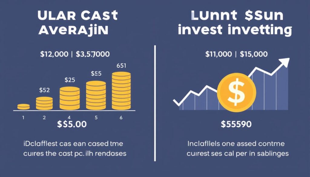 Comparison between dollar cost averaging and lump sum investing in cryptocurrency