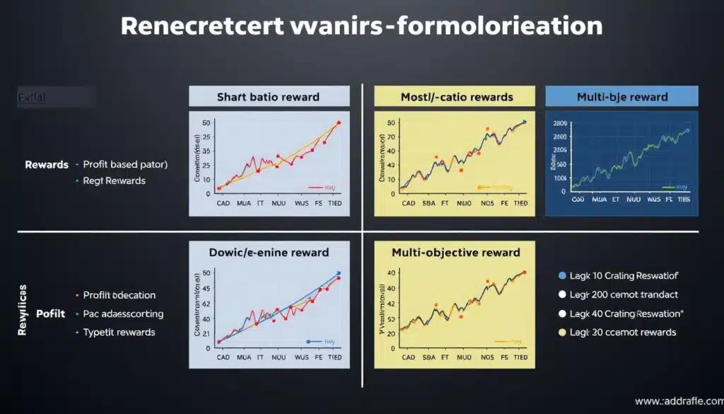 Comparison of different reward functions for reinforcement learning cryptocurrency trading strategy optimization