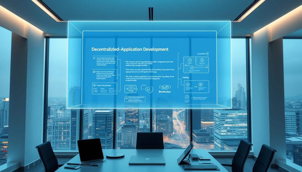 Decentralized applications development guide using blockchain technology