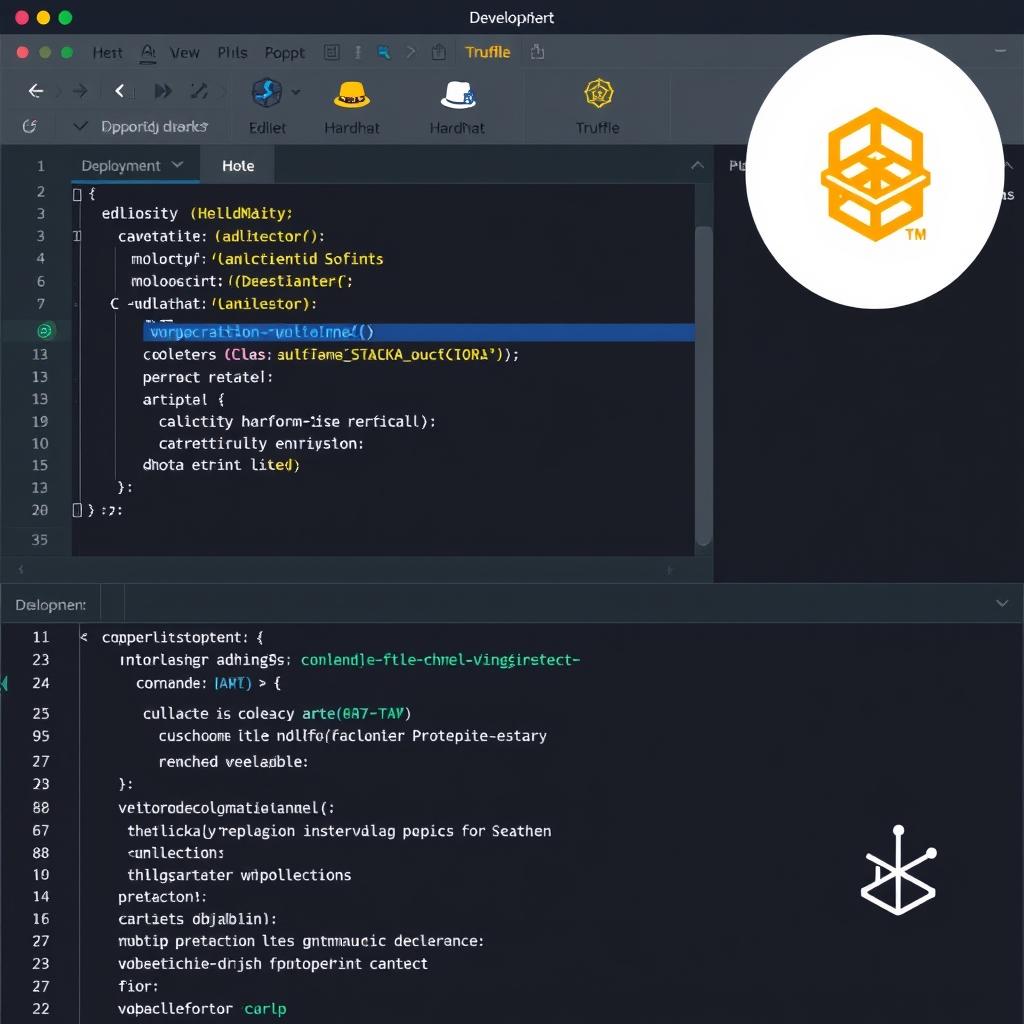 Development environment setup for blockchain development