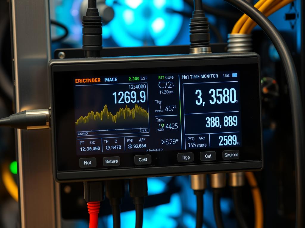 Energy monitoring setup for cryptocurrency mining