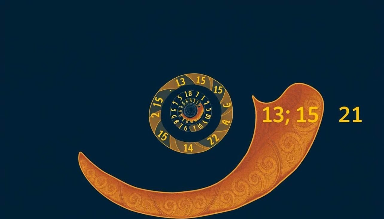 Fibonacci spiral pattern found in nature showing the golden ratio that forms the basis of Fibonacci retracement levels for cryptocurrency price prediction