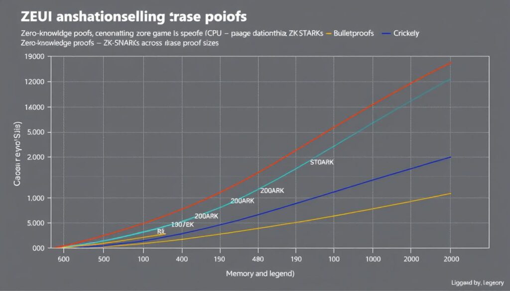 Graph showing computational requirements for different types of zero-knowledge proofs