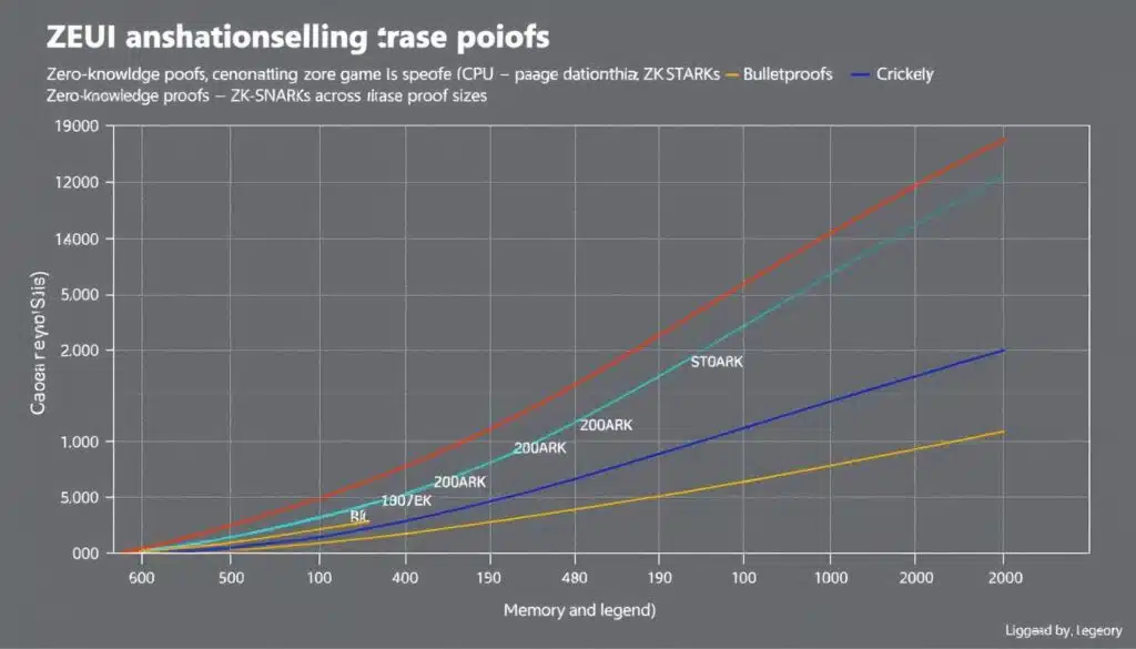 Graph showing computational requirements for different types of zero-knowledge proofs