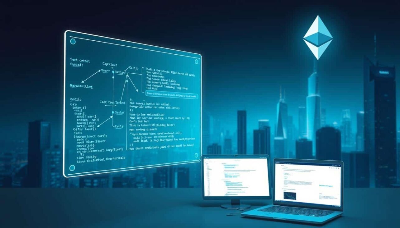 Smart contracts development tutorial for Ethereum blockchain platform