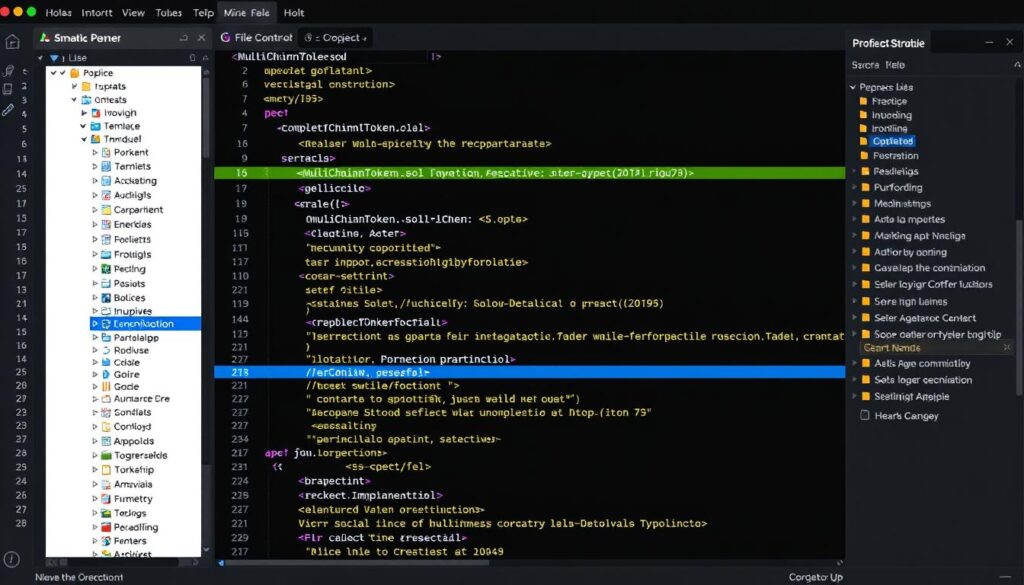 Solidity code for multi-chain compatible smart contract