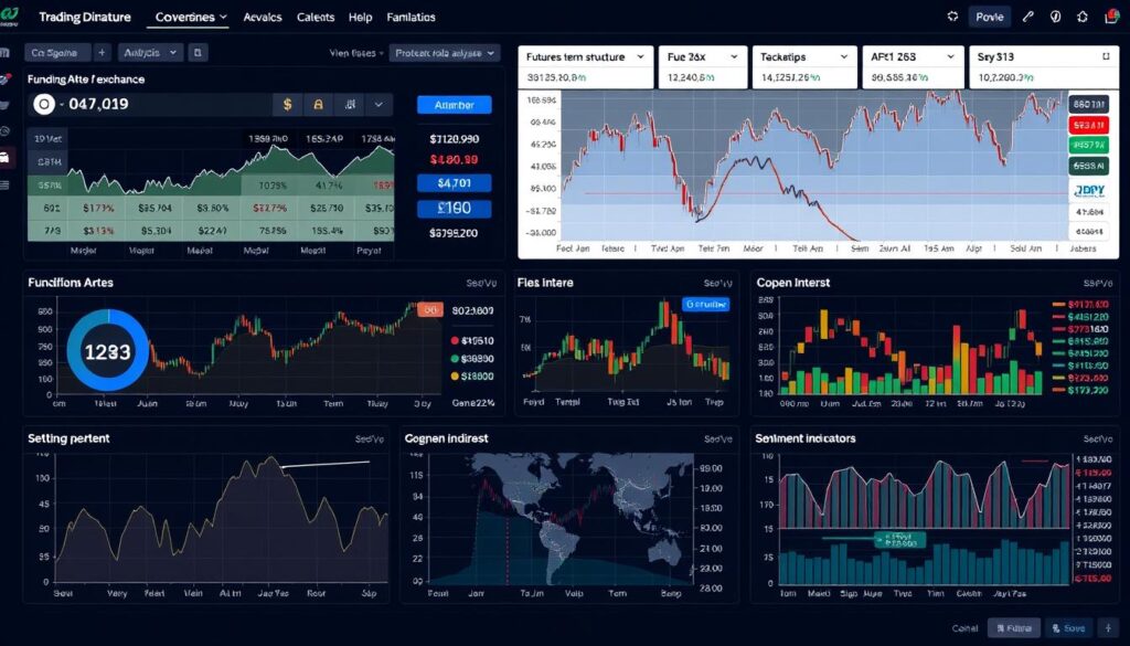 Specialized cryptocurrency derivatives analytics dashboard