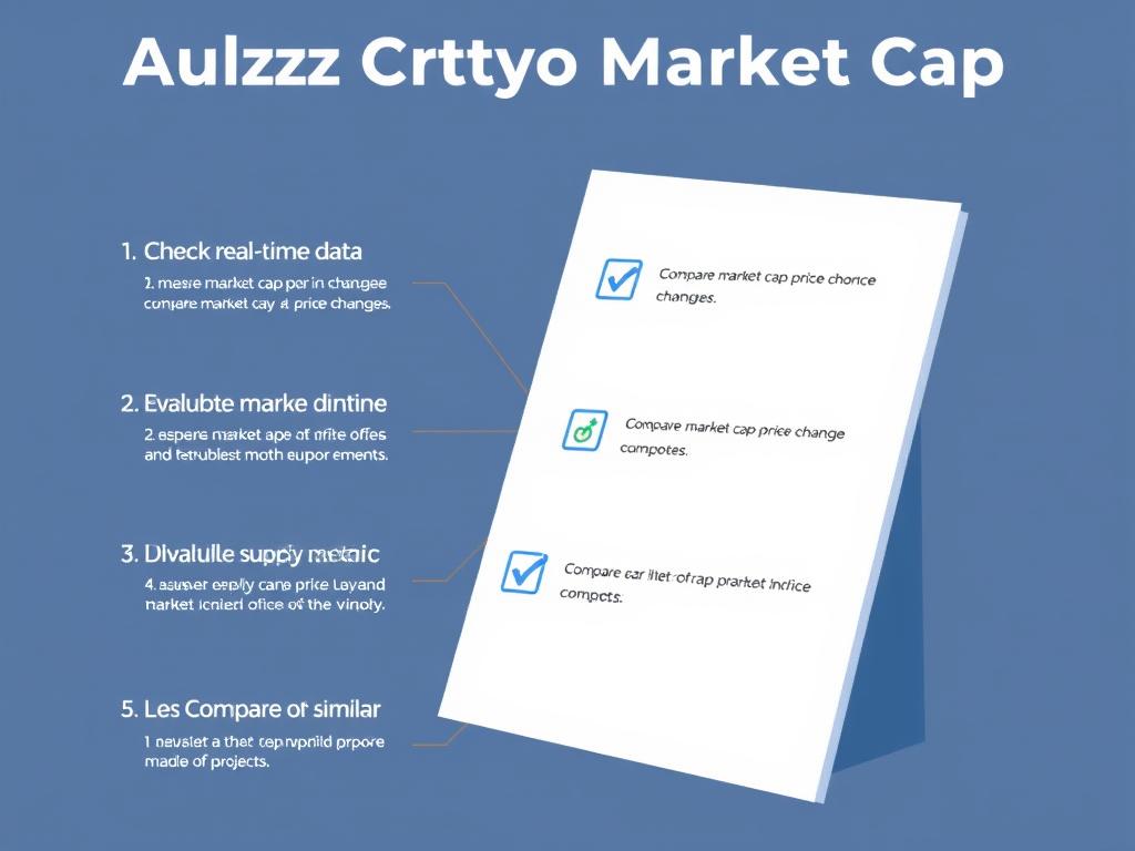 Step-by-step checklist for analyzing cryptocurrency market cap