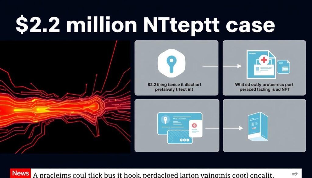 Visualization of the $2.2 million NFT theft case showing security breach and protection strategies that could have prevented it