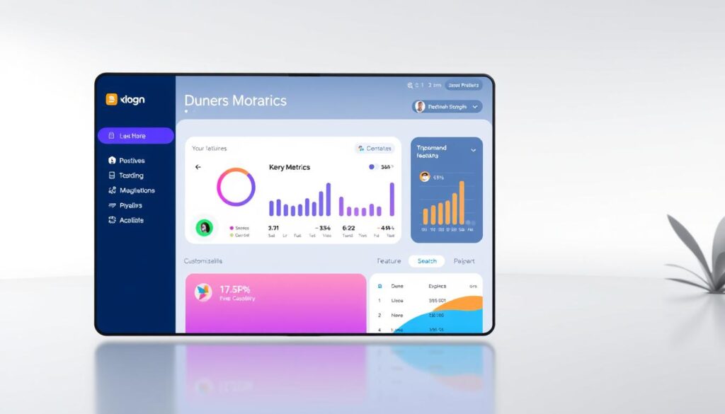 A sleek and intuitive user interface with clean lines and vibrant colors, showcasing the platform's seamless navigation and user-friendly design. In the foreground, a well-crafted dashboard displays key metrics and customizable features, highlighting the platform's attention to usability. The middle ground features smooth transitions between different sections, allowing for effortless exploration of the platform's functionality. The background depicts a serene, minimalist setting, emphasizing the platform's focus on a calming and distraction-free user experience. The overall scene conveys a sense of efficiency, accessibility, and a deep understanding of the user's needs. A sleek and intuitive user interface with clean lines and vibrant colors, showcasing the platform's seamless navigation and user-friendly design. In the foreground, a well-crafted dashboard displays key metrics and customizable features, highlighting the platform's attention to usability. The middle ground features smooth transitions between different sections, allowing for effortless exploration of the platform's functionality. The background depicts a serene, minimalist setting, emphasizing the platform's focus on a calming and distraction-free user experience. The overall scene conveys a sense of efficiency, accessibility, and a deep understanding of the user's needs.