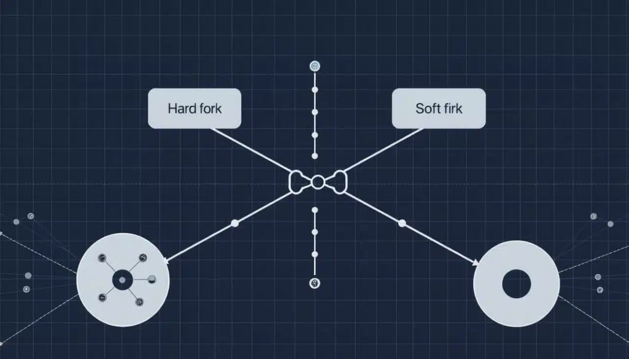 Blockchain fork hard soft upgrade