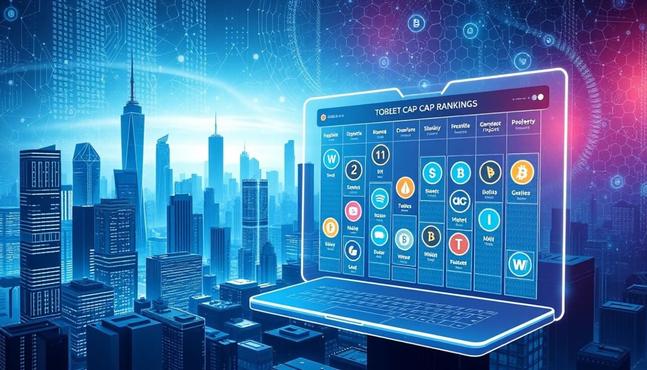 Cryptocurrency market cap ranking analysis