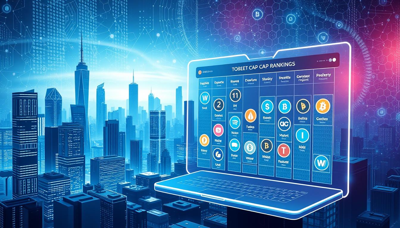 Cryptocurrency market cap ranking analysis