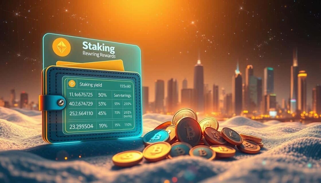 Cryptocurrency staking passive income rewards