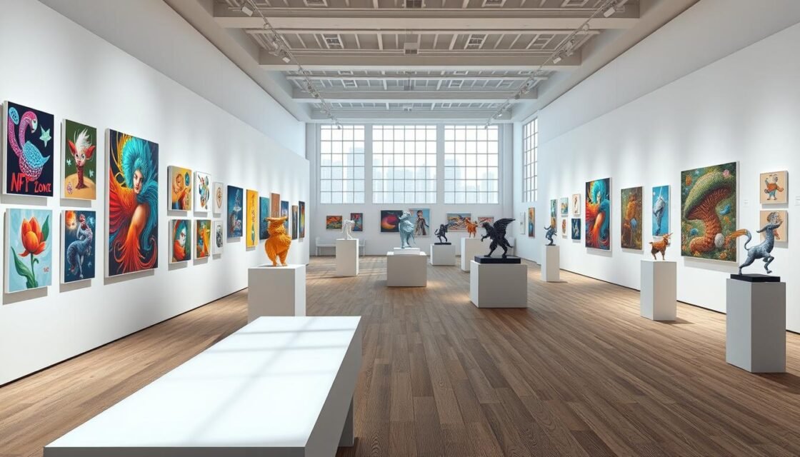 NFT art collection digital gallery