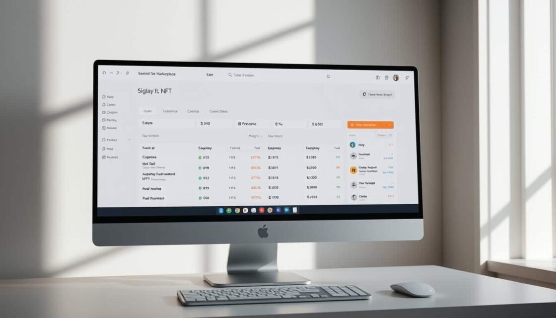 NFT marketplace platform buying selling