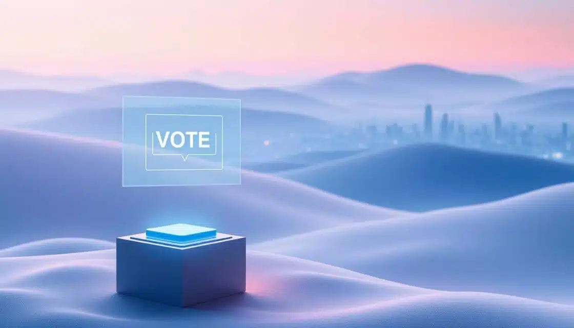 artificial intelligence blockchain governance voting