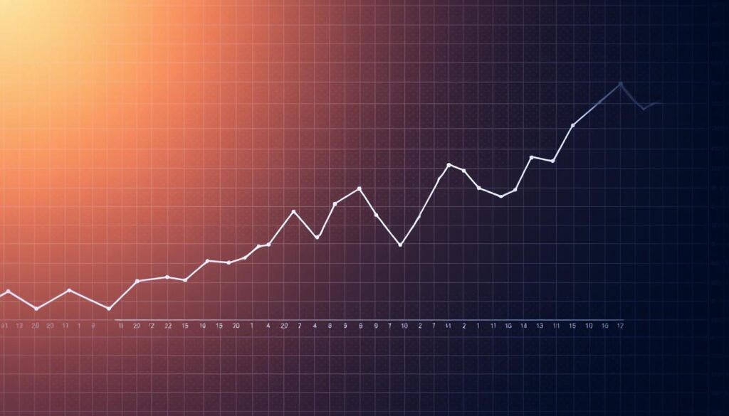 A data-driven analysis of crypto market ETF inflows, captured through a sleek, minimalist visualization. A dynamic line chart in the foreground, depicting the ebb and flow of institutional investment, overlaid on a subtle grid-patterned background that evokes the digital realm. Soft, directional lighting casts a warm, contemplative glow, emphasizing the significance of the insights. The overall composition conveys a sense of analytical depth and strategic perspective, perfectly suited to illustrate the "Market Impact and Strategic Trading Approaches" section of the article. A data-driven analysis of crypto market ETF inflows, captured through a sleek, minimalist visualization. A dynamic line chart in the foreground, depicting the ebb and flow of institutional investment, overlaid on a subtle grid-patterned background that evokes the digital realm. Soft, directional lighting casts a warm, contemplative glow, emphasizing the significance of the insights. The overall composition conveys a sense of analytical depth and strategic perspective, perfectly suited to illustrate the "Market Impact and Strategic Trading Approaches" section of the article.
