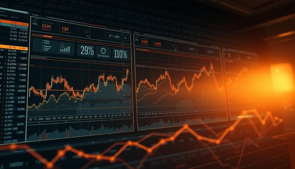 A detailed analysis of cryptocurrency long and short liquidation, depicted in a stylized data visualization. A captivating foreground showcases dynamic charts, graphs, and financial indicators, meticulously crafted to convey the complexities of long-short liquidation dynamics. The middle ground features a minimalist yet striking interface, with clean typography and intuitive UI elements. The background subtly hints at the broader crypto landscape, with muted blockchain patterns and subtle digital textures. Warm, muted lighting imbues the scene with a sense of thoughtful contemplation, while a cinematic camera angle offers a comprehensive view of the analytical insights. The overall mood is one of informed decision-making, blending technical precision with an elegant aesthetic. A detailed analysis of cryptocurrency long and short liquidation, depicted in a stylized data visualization. A captivating foreground showcases dynamic charts, graphs, and financial indicators, meticulously crafted to convey the complexities of long-short liquidation dynamics. The middle ground features a minimalist yet striking interface, with clean typography and intuitive UI elements. The background subtly hints at the broader crypto landscape, with muted blockchain patterns and subtle digital textures. Warm, muted lighting imbues the scene with a sense of thoughtful contemplation, while a cinematic camera angle offers a comprehensive view of the analytical insights. The overall mood is one of informed decision-making, blending technical precision with an elegant aesthetic.