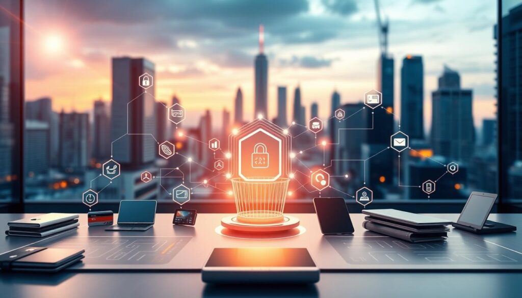 A modern digital payment hub showcasing a vibrant array of payment methods, seamlessly integrated to facilitate secure transactions. In the foreground, digital wallets, credit/debit cards, and mobile payment icons dance across a sleek, minimalist interface. The middle ground features a central hub with glowing blockchain nodes and encrypted data flows, hinting at the secure backbone powering the diverse payment options. In the background, a futuristic cityscape with towering skyscrapers reflects the cutting-edge technology underpinning this integrated payment ecosystem. Soft lighting casts a warm, inviting glow, while subtle lens flares and depth of field blur suggest a sense of advanced, cutting-edge innovation. A modern digital payment hub showcasing a vibrant array of payment methods, seamlessly integrated to facilitate secure transactions. In the foreground, digital wallets, credit/debit cards, and mobile payment icons dance across a sleek, minimalist interface. The middle ground features a central hub with glowing blockchain nodes and encrypted data flows, hinting at the secure backbone powering the diverse payment options. In the background, a futuristic cityscape with towering skyscrapers reflects the cutting-edge technology underpinning this integrated payment ecosystem. Soft lighting casts a warm, inviting glow, while subtle lens flares and depth of field blur suggest a sense of advanced, cutting-edge innovation.