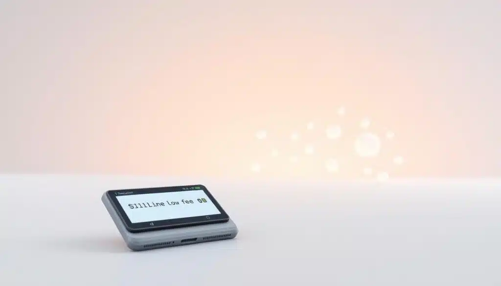 A serene, minimalist landscape with a focus on avoiding gas fees for NFT minting. In the foreground, a digital wallet rests on a pristine white surface, its screen displaying a simple transaction with a low fee. In the middle ground, a network of blockchain nodes appears as glowing, interconnected spheres, symbolizing efficient, low-cost transactions. The background is a soft gradient, evoking a calming, ethereal atmosphere. The lighting is soft and diffused, creating a sense of tranquility and ease. The overall composition conveys the idea of effortless, cost-effective NFT minting, free from the burden of high gas fees.