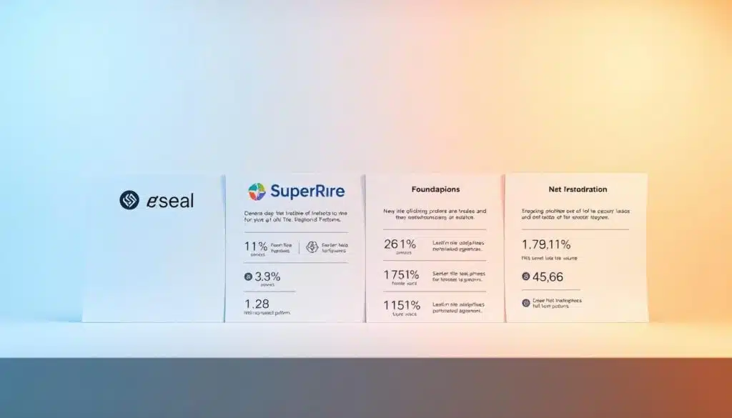 A sleek, modern comparison of leading NFT marketplaces, presented in a clean, minimalist style. In the foreground, a row of distinctive marketplace logos and names - OpenSea, Rarible, SuperRare, Foundation - displayed against a pristine white backdrop. In the middle ground, a series of intuitive infographics highlighting key features, trading volume, and other relevant statistics for each platform. The background is a soft, gradient-based pattern that adds depth and visual interest without distracting from the core content. Warm, balanced lighting casts a subtle glow, creating a professional, authoritative atmosphere befitting the subject matter. The overall composition is designed to provide a clear, concise overview that would seamlessly integrate with the "Choosing the Right NFT Marketplaces and Platforms" section of the article. A sleek, modern comparison of leading NFT marketplaces, presented in a clean, minimalist style. In the foreground, a row of distinctive marketplace logos and names - OpenSea, Rarible, SuperRare, Foundation - displayed against a pristine white backdrop. In the middle ground, a series of intuitive infographics highlighting key features, trading volume, and other relevant statistics for each platform. The background is a soft, gradient-based pattern that adds depth and visual interest without distracting from the core content. Warm, balanced lighting casts a subtle glow, creating a professional, authoritative atmosphere befitting the subject matter. The overall composition is designed to provide a clear, concise overview that would seamlessly integrate with the "Choosing the Right NFT Marketplaces and Platforms" section of the article.
