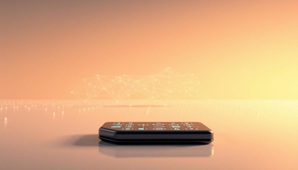 A sleek, modern digital wallet floats in the foreground, its surface reflecting the holographic shimmer of smart contract icons. In the middle ground, a blockchain network pulses with automated transactions, forming a dynamic grid of geometric shapes. The background is a serene, minimalist landscape of soft gradients and clean lines, conveying a sense of technological elegance and efficiency. Warm, directional lighting casts subtle shadows, emphasizing the wallet's tactile physicality and the interconnected nature of the digital ecosystem. The overall mood is one of progressive innovation, where cutting-edge finance and cutting-edge design converge seamlessly.