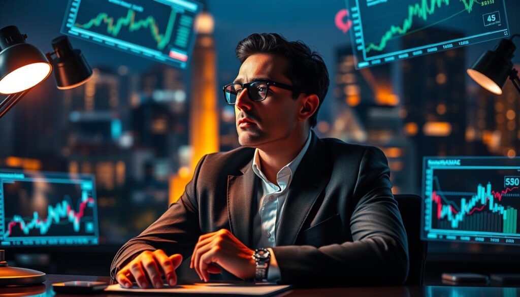 A sophisticated cryptocurrency influencer sits at a desk, surrounded by holographic displays showcasing market trends and financial data. The lighting is dramatic, with a warm glow from desk lamps illuminating the subject's thoughtful expression. The background is a blurred cityscape, hinting at the global scale of the cryptocurrency industry. The influencer's attire is professional yet stylish, conveying authority and expertise. The camera angle is slightly low, emphasizing the influencer's confident, commanding presence. The overall mood is one of deep analysis and insightful decision-making, capturing the essence of "Deep Dive into Cryptocurrency Influencer Expert Opinion Analysis". A sophisticated cryptocurrency influencer sits at a desk, surrounded by holographic displays showcasing market trends and financial data. The lighting is dramatic, with a warm glow from desk lamps illuminating the subject's thoughtful expression. The background is a blurred cityscape, hinting at the global scale of the cryptocurrency industry. The influencer's attire is professional yet stylish, conveying authority and expertise. The camera angle is slightly low, emphasizing the influencer's confident, commanding presence. The overall mood is one of deep analysis and insightful decision-making, capturing the essence of "Deep Dive into Cryptocurrency Influencer Expert Opinion Analysis".