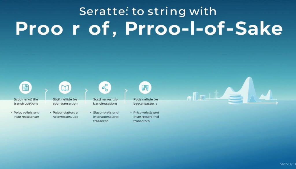 A step-by-step guide to starting with proof-of-stake, depicted in a clean, technical illustration. In the foreground, a series of concise steps laid out in a well-organized diagram, with icons and labels guiding the viewer through the key stages. The middle ground features a stylized blockchain network, with nodes and transactions visualized in a minimalist, architectural style. The background showcases a serene, gradient-based environment, providing a calming, yet authoritative atmosphere. The overall composition conveys a sense of clarity, accessibility, and professionalism, suitable for an educational article on blockchain staking.