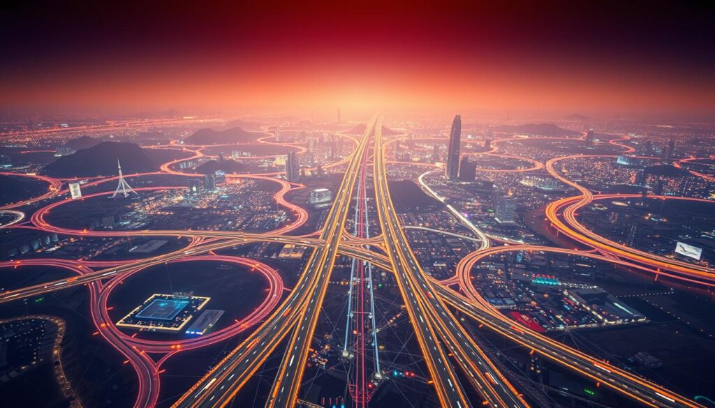 A vast landscape of interconnected digital highways, where leading API providers stand as towering pillars of innovation. In the foreground, sleek and modern interfaces glide seamlessly, their fluid animations captivating the eye. In the middle ground, a network of data streams pulses with the rhythmic heartbeat of global connectivity, weaving a tapestry of seamless integrations. The background is a kaleidoscope of vibrant colors, representing the diverse ecosystem of API-powered services that power the digital world. Ambient lighting casts a warm, inviting glow, creating a sense of depth and immersion. The scene is captured through a wide-angle lens, highlighting the scale and grandeur of the API landscape. A vast landscape of interconnected digital highways, where leading API providers stand as towering pillars of innovation. In the foreground, sleek and modern interfaces glide seamlessly, their fluid animations captivating the eye. In the middle ground, a network of data streams pulses with the rhythmic heartbeat of global connectivity, weaving a tapestry of seamless integrations. The background is a kaleidoscope of vibrant colors, representing the diverse ecosystem of API-powered services that power the digital world. Ambient lighting casts a warm, inviting glow, creating a sense of depth and immersion. The scene is captured through a wide-angle lens, highlighting the scale and grandeur of the API landscape.