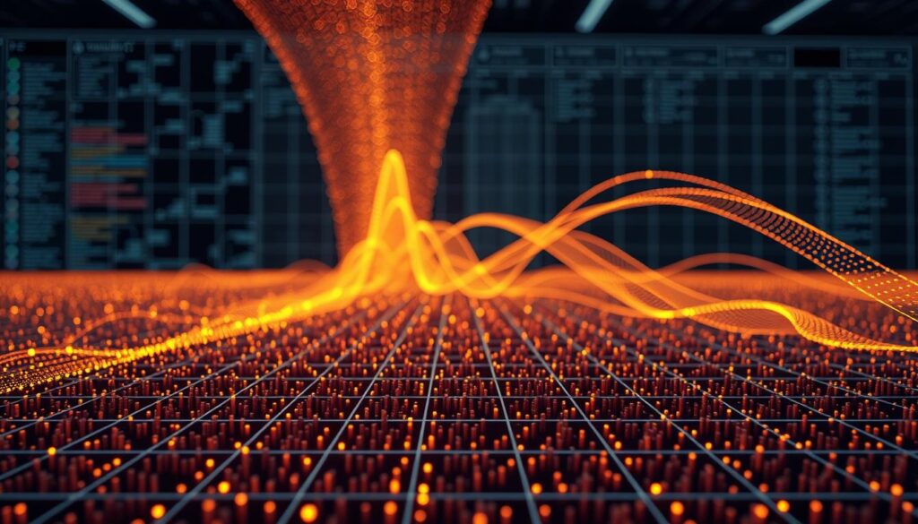 An intricate, data-driven visualization showcasing the nuanced interplay between under-sampling and over-sampling techniques. In the foreground, a captivating grid of various data sampling methods, each rendered with meticulous detail and precision. The middle ground features a dynamic data flow, visualized through elegant, glowing lines that intertwine and converge, highlighting the comparative insights. In the background, a sleek, minimalist interface backdrop sets the stage, lending a sense of technical sophistication. The overall composition exudes a balance of analytical rigor and visual elegance, inviting the viewer to delve into the comparative analysis of these crucial machine learning concepts. An intricate, data-driven visualization showcasing the nuanced interplay between under-sampling and over-sampling techniques. In the foreground, a captivating grid of various data sampling methods, each rendered with meticulous detail and precision. The middle ground features a dynamic data flow, visualized through elegant, glowing lines that intertwine and converge, highlighting the comparative insights. In the background, a sleek, minimalist interface backdrop sets the stage, lending a sense of technical sophistication. The overall composition exudes a balance of analytical rigor and visual elegance, inviting the viewer to delve into the comparative analysis of these crucial machine learning concepts.