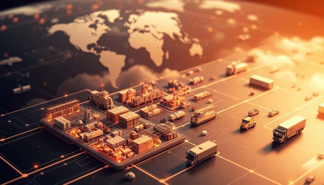 Blockchain logistics shipping tracking system