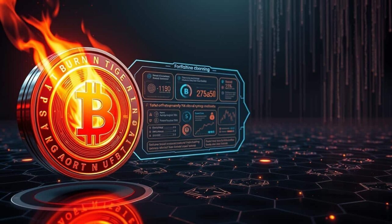 Cryptocurrency burn deflationary supply mechanism