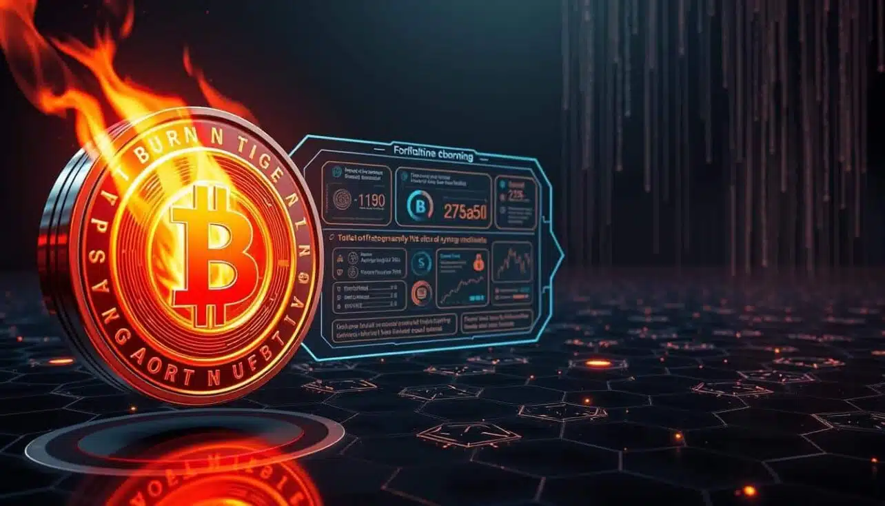 Cryptocurrency burn deflationary supply mechanism