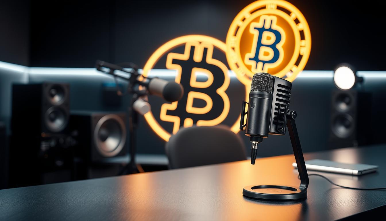 Cryptocurrency podcast audio content education